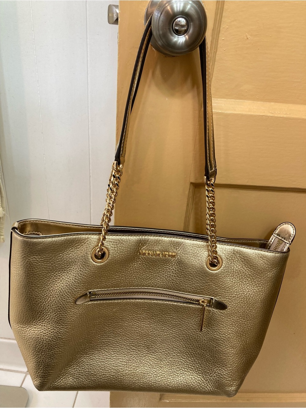 Michael Kors gold bag